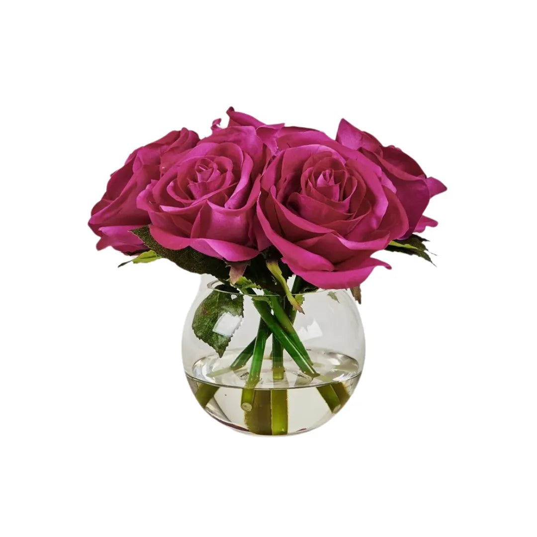 Arranjo de Flores Artificiais Rosas Realistas
