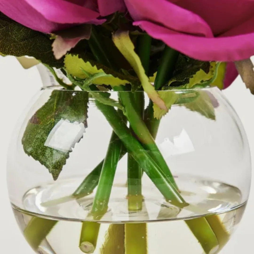 Arranjo de Flores Artificiais Rosas Realistas