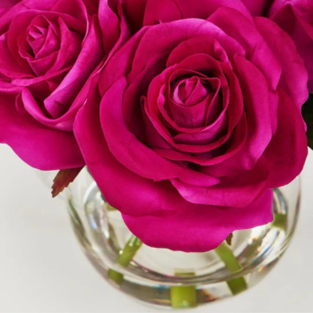 Arranjo de Flores Artificiais Rosas Realistas