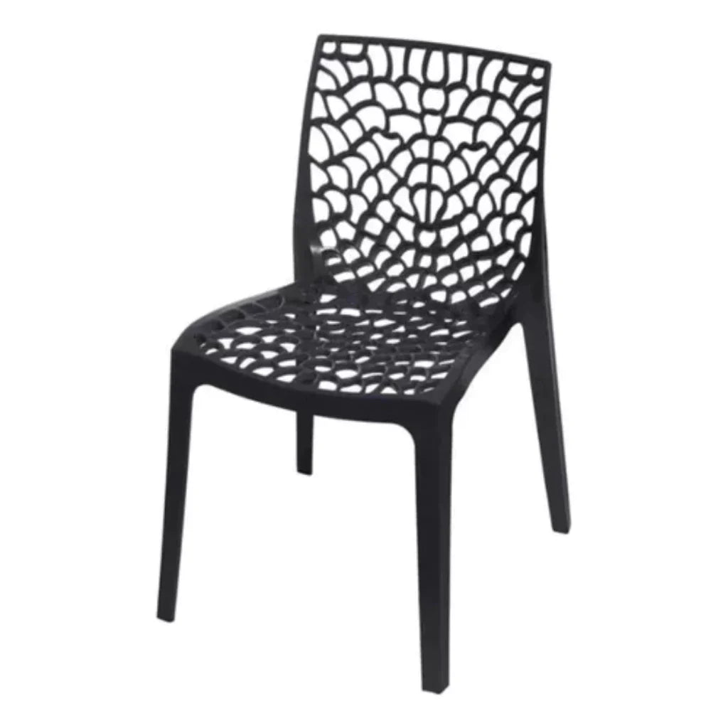 Kit 6 Cadeiras Gruvyer Reforçada Premium para Jantar Area Gourmet Jardim