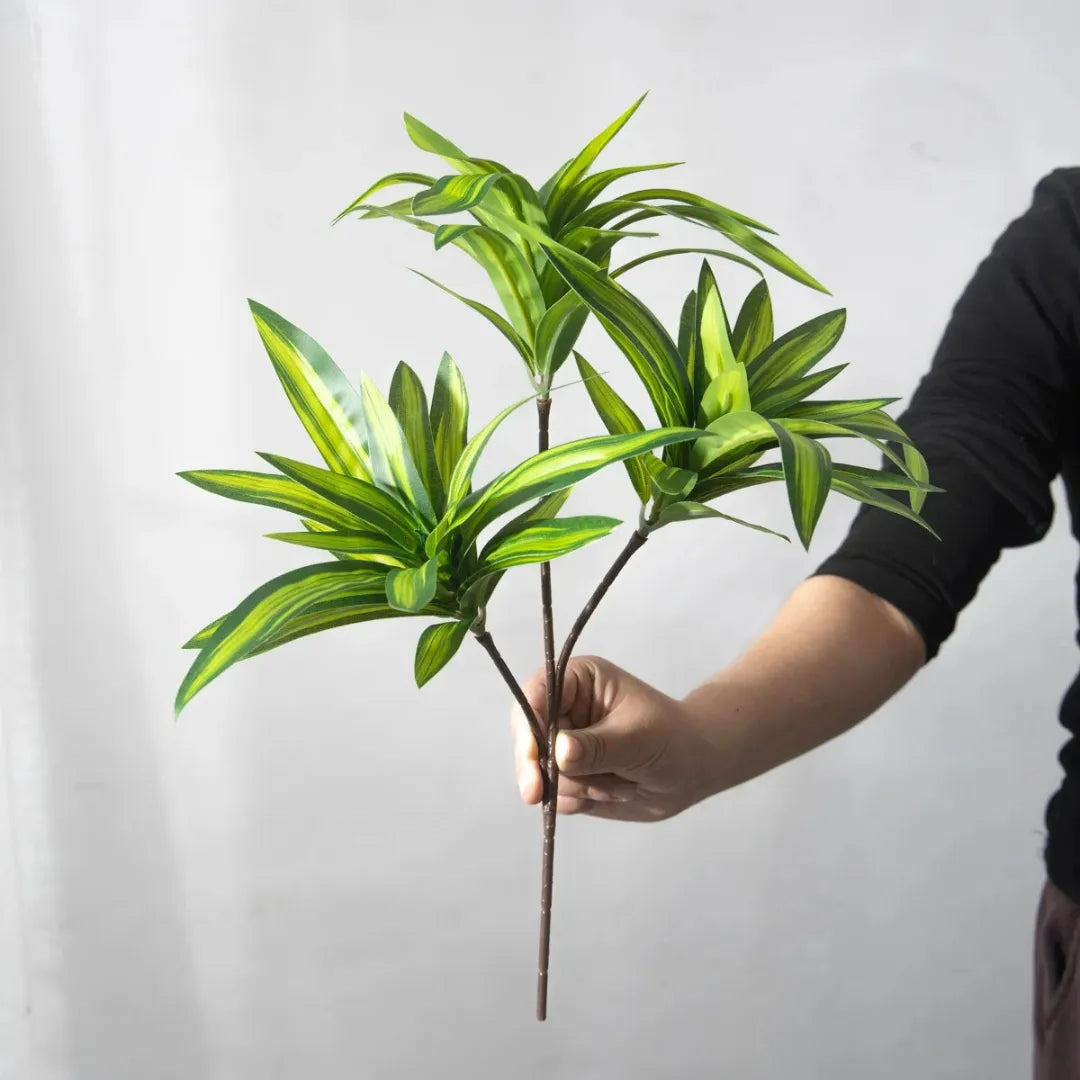 Planta Artificial com Ramos de Bambu para Decoração - sem vaso