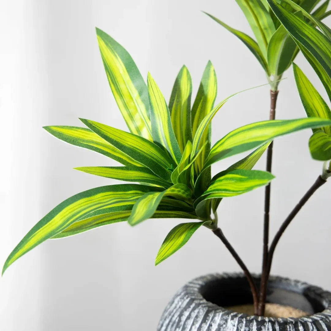 Planta Artificial com Ramos de Bambu para Decoração - sem vaso