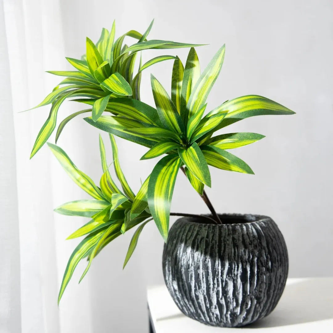 Planta Artificial com Ramos de Bambu para Decoração - sem vaso