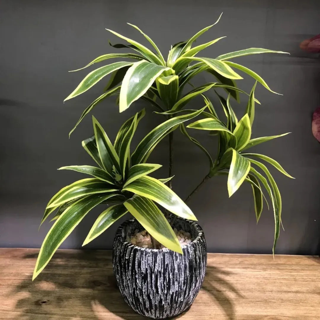 Planta Artificial com Ramos de Bambu para Decoração - sem vaso