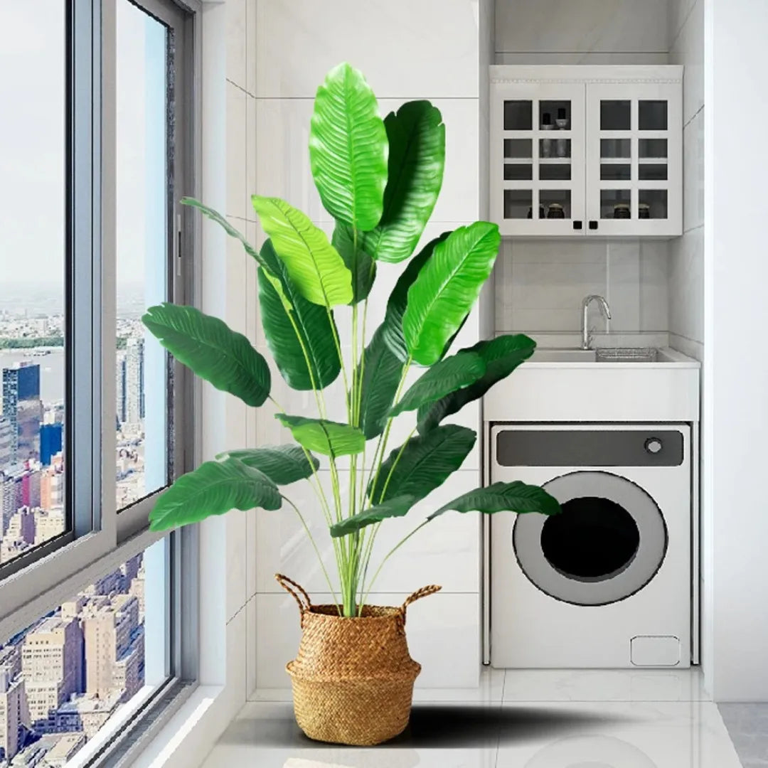 Planta Artificial Folha de Bananeira Grande - sem vaso