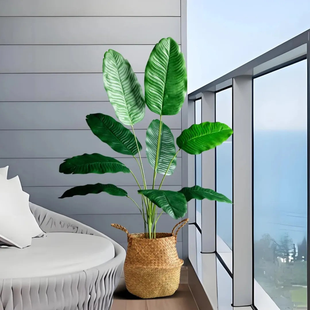 Planta Artificial Folha de Bananeira Grande - sem vaso