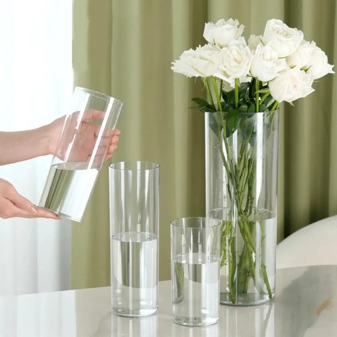 Vaso de Planta Acrílico Transparente